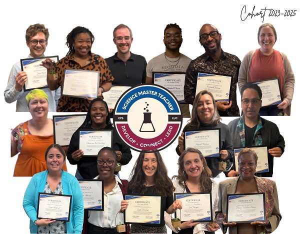 Group of smiling teachers